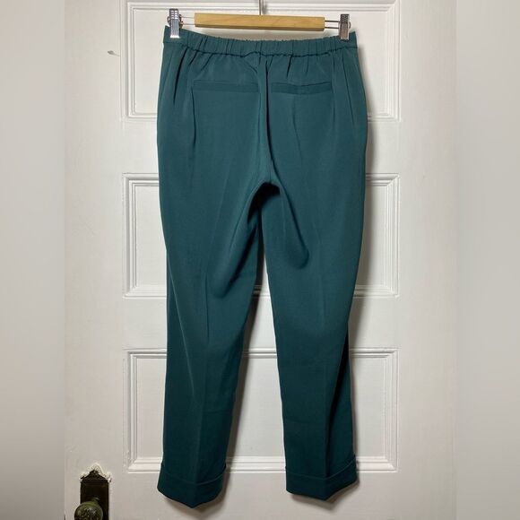 BROCHU WALKER The Westport Mid-Rise Straight Leg Pant in Forestry Green Sz XS - Picture 8 of 12